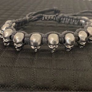 Silver Skull Bracelet